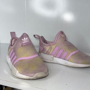 Adidas Kids Pink Slip-On Shoes